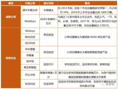 智能驾驶视觉供应商角逐战 舜宇、Mobileye、地平线、纵目与启创科技的突围之道